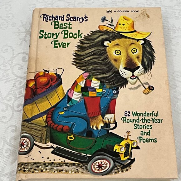 Richard Scarrys Best Story Book Ever A Golden Book 82 Round-The-Year Stories & P - Picture 1 of 6